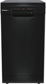 CDPH 2L1049B-80 Freestanding 10 Place Setting Slimline 45cm Dishwasher, 5 Programmes, Quick wash, Black