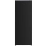 Freestanding Larder Fridge Black 242 Litre with 4 Glass Shelves, 55cm Wide & 143cm Tall, Adjustable Thermostat, 2 Year Guarantee, RH143LF552E1B