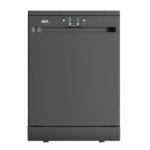 SIA SFSD459BL Freestanding Dishwasher, Slimline 45cm Width, 9 Place Settings, Delay Start, 4 Programs, 29 Minute Quick Wash, Black - Image 8