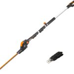 WORX WG252E.9 20V Cordless Pole Hedge Trimmer 45cm, Reach up to 2.8m