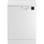 DVN04320W Freestanding Dishwasher | 60 cm Full size with 13 Place Setting | x30 Minute Quick Wash Technology
