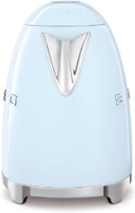 50’s Style Jug Kettle, Soft Opening, 360 Swivel Base, Anti-Slip Feet, 300W, 1.7L, Pastel Blue