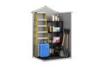 Keter Manor Outdoor Garden Storage Shed, Grey, 4 x 3 ft - Image 8