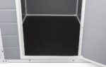 Keter Manor Outdoor Garden Storage Shed, Grey, 4 x 3 ft - Image 6