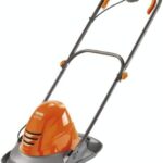 Turbo Lite 250 Electric Hover Lawn Mower – 1400 W, 25 cm Cutting Width, Ambidextrous Handles, Folds Flat, Orange