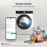 3S Series WD3S9043BW3 Wifi Connected 9Kg / 6Kg Washer Dryer with 1400 rpm – White – D Rated [Wash&Dry], A Rated [Wash Only] - Image 6