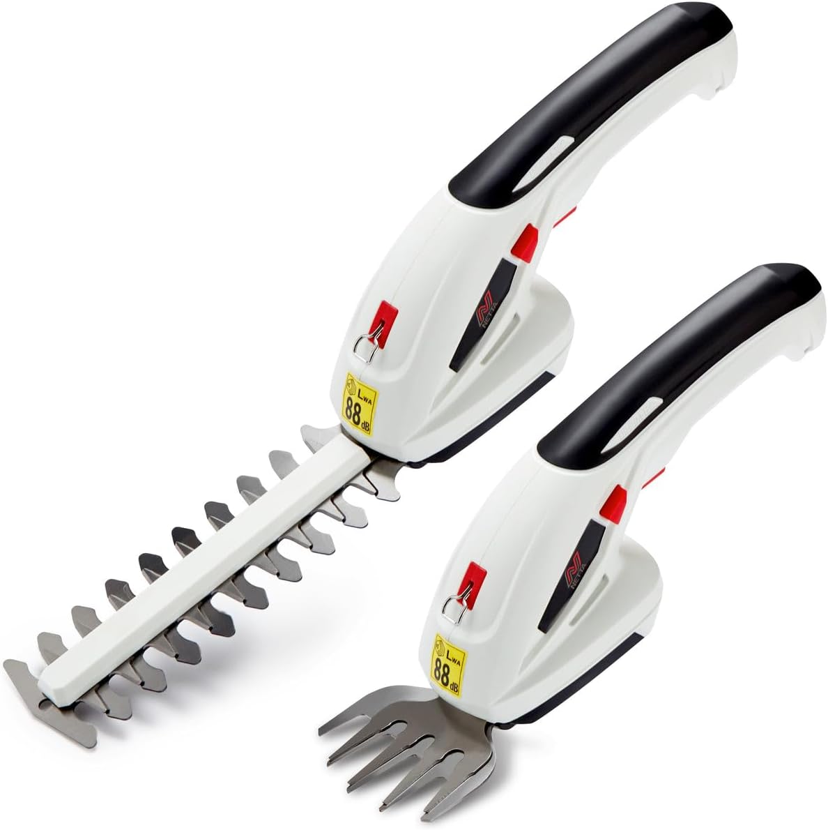 513BSww1B5L._AC_SL1200_.jpg 2-in-1 Cordless Hedge Trimmer & Grass Shear, 7.2V Rechargeable Lithium-Ion Battery 1500mAh, Small Hedge Trimmer Cordless with 2 Interchangeable Blades Mini Strimmer… - Image 1