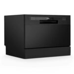 Table top dishwasher, 6 place settings and 6 programmes – Black – DH85 - Image 8
