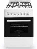 Cooker – Electric Cooker, 4 Hotplates, 62L Electric Oven, Smart Cooking Controls & Programs, 60cm Width, Freestanding Design, Matte Black, Perfect For Family Homes – C01FS60E17 - Image 9