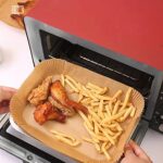 Air Fryer Disposable Paper Liner, Rectangular for Ninja 2-Basket Air Fryer, Natural Non-stick Parchment Paper Liner, 8.6×5.5 inch 125Pcs Rectangle… - Image 3