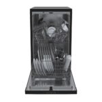 CDPH 2L1049B-80 Freestanding 10 Place Setting Slimline 45cm Dishwasher, 5 Programmes, Quick wash, Black - Image 3