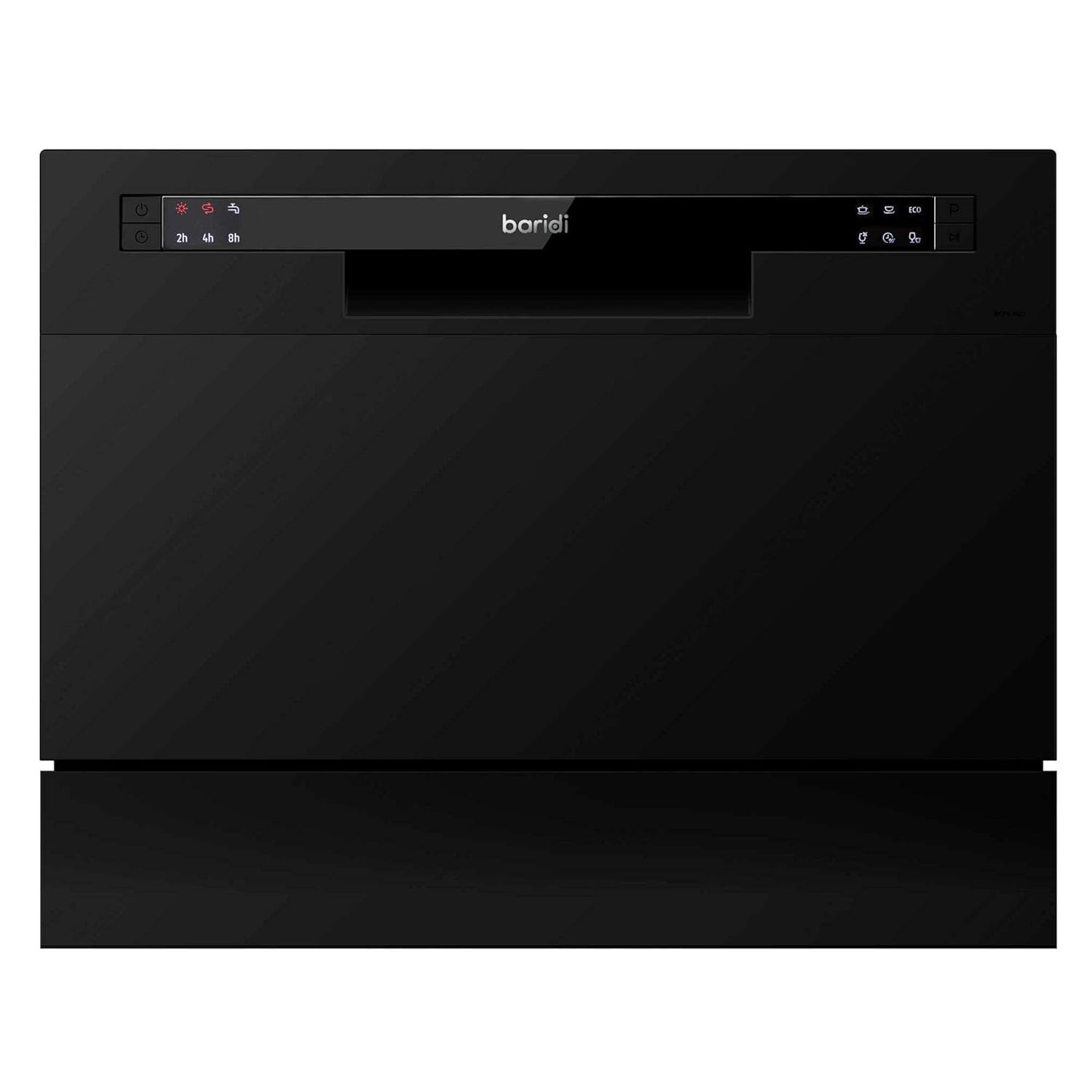 51Hor1PaFCL._SL1500_.jpg Table top dishwasher, 6 place settings and 6 programmes – Black – DH85 - Image 1
