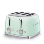 EEJB129 Jug Kettle with Acoustic Alarm, 3KW, 1.7L & Smeg 4 Slice Toaster, Extra Wide Slots, Pastel Green KLF04PGUK/TSF03PGUK - Image 3