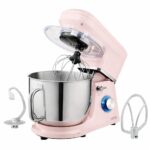 Professional Stand Mixer 1200W with 6 Speeds & Pulse Function, 7L Stainless Steel Mixing Bowl, Splash Guard, Whisk, Beater & Dough Hook | Electric Kitchen Mixer for Cakes,… - Image 2