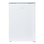 L255W Under Counter Larder Fridge, 55cm, 2 Adjustable Glass Shelves, Large Salad Drawer, Internal Light, Reversible Door, Adjustable Feet White