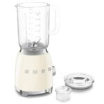 BLF03CRUK Retro 50’s Style Jug Blender with Stainless Steel Blades, 4 Speed Settings and 3 Pre-set Programs, 1.5 Litre, 800W, Cream - Image 2