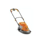 Vac 250 Electric Hover Collect Lawn Mower – 1400W, 25cm Cutting Width, 15L Grass Box, Ambidextrous Handles, Folds Flat, Orange and Grey - Image 3