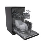 CDPH 2L1049B-80 Freestanding 10 Place Setting Slimline 45cm Dishwasher, 5 Programmes, Quick wash, Black - Image 4