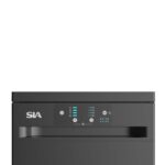 SIA SFSD459BL Freestanding Dishwasher, Slimline 45cm Width, 9 Place Settings, Delay Start, 4 Programs, 29 Minute Quick Wash, Black - Image 2