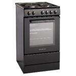 CFSPSC501BK 50cm 62L Capacity Single Cavity Freestanding Electric Cooker with 4 Zone Solid Plate Hob Cooktop – Black - Image 9
