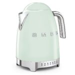 EEJB129 Jug Kettle with Acoustic Alarm, 3KW, 1.7L & Smeg 4 Slice Toaster, Extra Wide Slots, Pastel Green KLF04PGUK/TSF03PGUK - Image 4