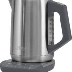 Perfect Temperature Kettle, 1.7L, with Temperature Control, LED Display, Easy to Use Kettle with Rapid Boil and Temperature Hold, Stainless Steel KT201UK