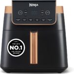 Air Fryer MAX PRO, 6.2L, Uses No Oil, Large Square Single Drawer, Roast, Bake, Air Fry, Family Size, Non-Stick, Dishwasher Safe Basket & Crisper Plate, Silicone Tongs,…