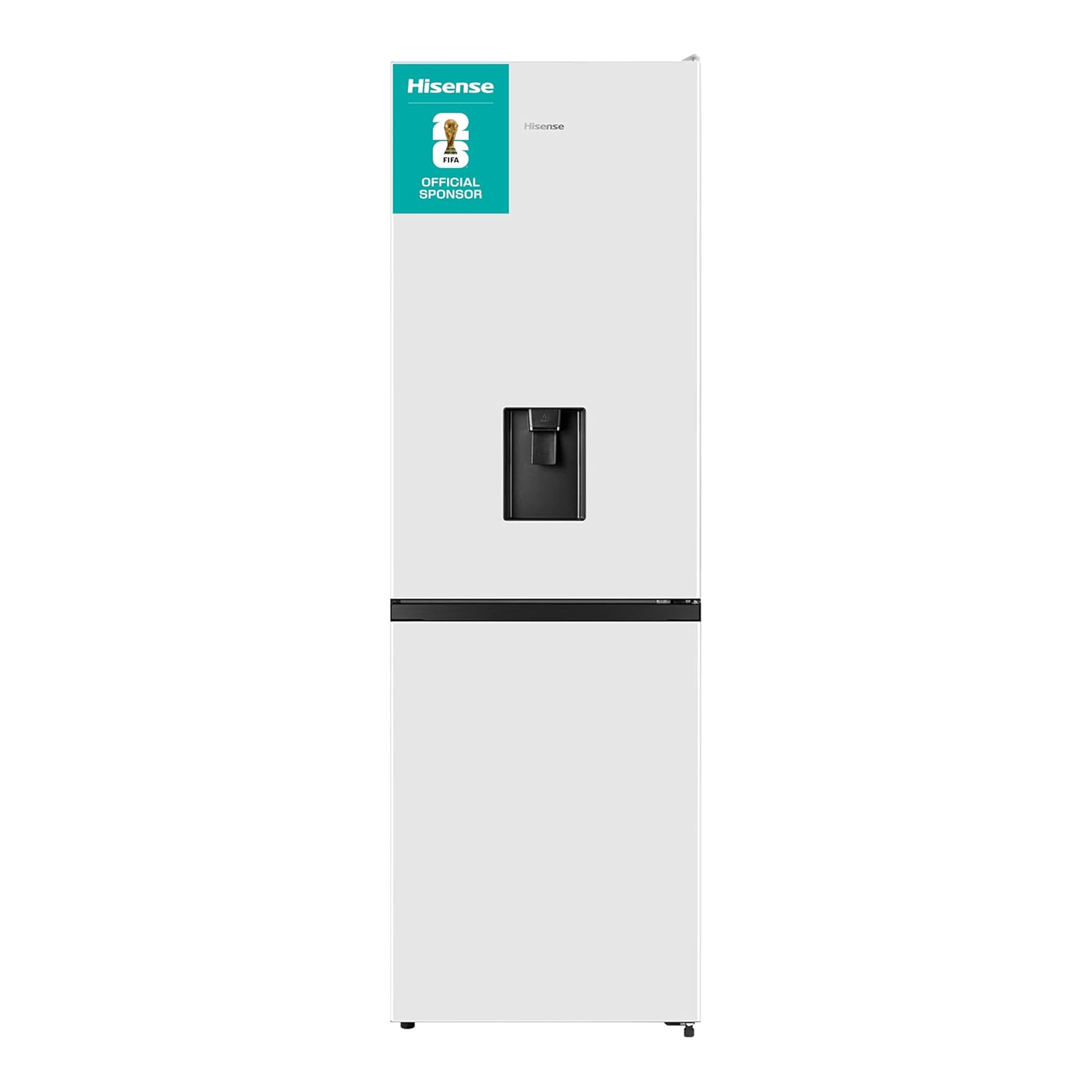 51oetfIdwAL._SL1500_.jpg RB390N4WWE 60 cm Freestanding 60/40 Fridge Freezer – 304 litre Capacity – Total No Frost – Non-Plumbed Water Dispenser – White – F Rated - Image 1