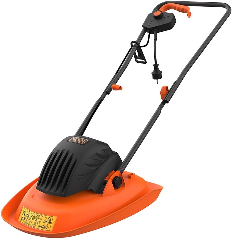 51pXZ89XhhL._AC_SL1000_.jpg BLACK+DECKER Electric Hover Mower with 30cm Deck, 1200W, Corded, Compact, Lightweight, BEMWH551-GB - Image 1