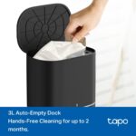 Tapo RV30 Max Plus 5300Pa Robot Vacuum Cleaner with Mop, LiDAR+IMU Dual Navigation, 5300Pa Hyper Suction, Auto-Empty, Robot Hoover, Auto-Charging Robotic Vacuums, Alexa & Google - Image 10