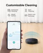 G50 Robot Vacuum Cleaner with 4,000 Pa Strong Suction, Pro-Detangle Comb, Roller Brush, Automatic Charging, Quiet, Work with Alexa, BoostIQ, Ideal for Pet Hair, Hard… - Image 6
