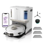 Shark PowerDetect Robot Vacuum and Mop with 60-Day Self-emptying and Cleaning Base – 3D LiDAR Navigation – Wi-Fi / App – 3 Anti-microb Pads, 1 Odour Cartridge and 2 Brushes… - Image 3