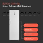 CTFR362WH Tall Larder Fridge, 362 Litre Freestanding Frost Free Refrigerator with Temperature Touch Control, Large Storage, Reversible Door, Adjustable Shelves and… - Image 6