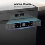 HS622E90BUK Freestanding Standard Dishwasher 85cm High – E Rated, Black, 24 x 23 x 33 inches (L x W x H) [Energy Class E] - Image 8