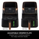 Air Fryer MAX PRO, 6.2L, Uses No Oil, Large Square Single Drawer, Roast, Bake, Air Fry, Family Size, Non-Stick, Dishwasher Safe Basket & Crisper Plate, Silicone Tongs,… - Image 6