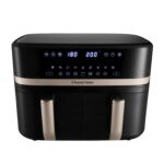 Hobbs Dual Air Fryer 9L Rapid Airfryer [Dual Basket/Zone, Low-Noise, 9 Programs] satisfry (Dishwasher safe drawers, Max 200℃, Oil Free Cooking, Roast, Bake, Grill, Keep… - Image 8