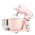 Kitchen in the box Small Stand Mixer, Mini Food Mixer for Baking with Two 3.5L Bowls, Dough Hook, Whisk, Beater, 10 Speed Settings Portable Lightweight for Daily Use (Grey White) - Image 9