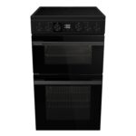 HDCEC5C10B Freestanding Ceramic Electric Cooker with Double Oven 69/43 Litres – Black, A Rated Double Oven [Energy Class A]