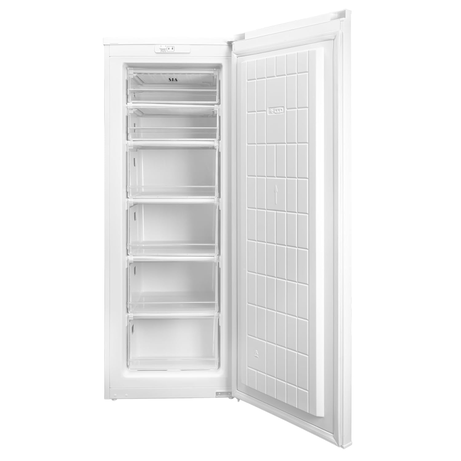61D7YeC2YL._SL1500_.jpg SFZ144WH 160L Tall White Freestanding Upright Freezer - Image 1
