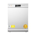 with 13 Place Settings, New Upgraded Full Size Dishwasher 60cm Width, CDWPF1301PWD-UK, Auto Door Open Drying, Quick Wash, Hygiene Wash, Delay…