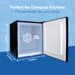 3751BL Table Top Mini Freezer with 33 Litre Capacity - Image 4