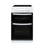 HES50W Electric Cooker – Freestanding 52 Litre Cooker with 4 Solid Plate Rings – Single Cavity Oven – 50cm, White - Image 7