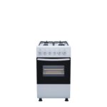 HES50W Electric Cooker – Freestanding 52 Litre Cooker with 4 Solid Plate Rings – Single Cavity Oven – 50cm, White - Image 4