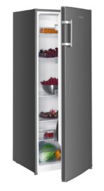 CTFR240IX Tall Freestanding Larder Fridge 240 Litre, 143cm High and 55cm Wide with 5 Adjustable Shelves and Reversible Door – In Inox - Image 2