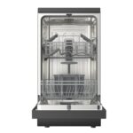 SIA SFSD459BL Freestanding Dishwasher, Slimline 45cm Width, 9 Place Settings, Delay Start, 4 Programs, 29 Minute Quick Wash, Black - Image 3