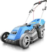 15” / 38cm 1600w Electric Lawnmower with Rear Roller with Mulching Feature 40 Litre Collection Bag and 5 Cutting Heights with 10m Power Cable - Image 2