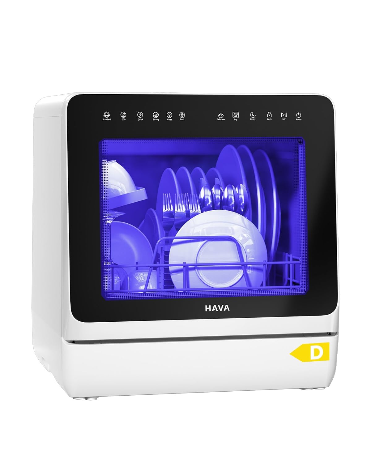 61LBUfIaj2L._SL1500_.jpg 2025 NEW Upgraded Table Top Dishwasher with Water Softener and Enhanced Energy Efficiency, Portable Dishwasher with 8 Wash Programs, Child Lock & Delayed Start Function, No… - Image 1