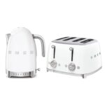 EEJB129 Jug Kettle with Acoustic Alarm, 3KW, 1.7L & Smeg 4 Slice Toaster, Extra Wide Slots, Pastel Green KLF04PGUK/TSF03PGUK - Image 10