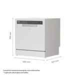 Table Top Dishwasher CP 6E51LW-80 – White – 6 Place Settings - Image 9