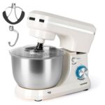 VonShef Black Stand Mixer 1000W – Electric Stand Mixers for Baking, 8 Speed Standing Food Mixer with Splash Guard, 4.5L Stainless Steel Mixing Bowl, Beater, Dough Hook & Balloon… - Image 9